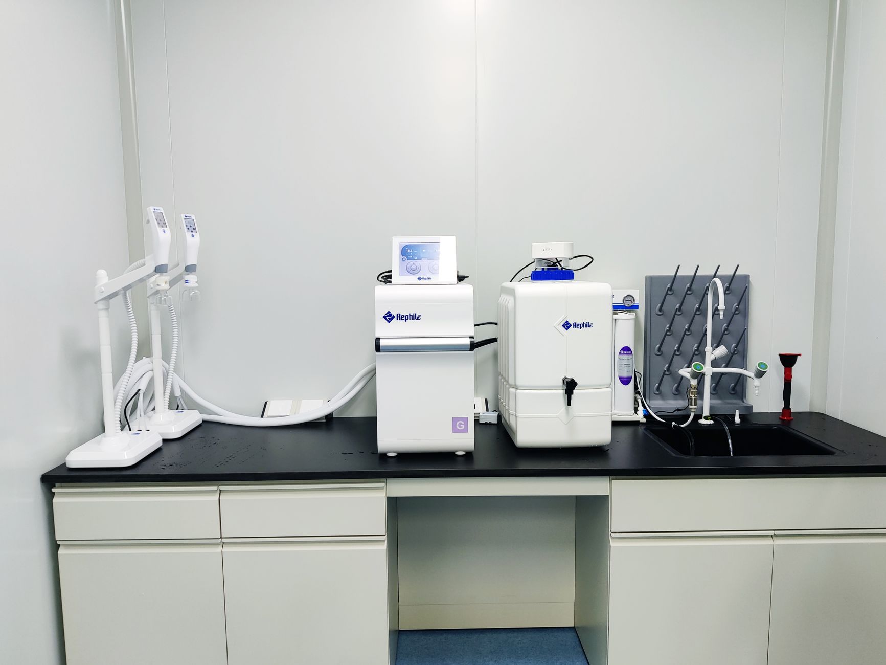 Water purification system in a lab setting — recommended for Lethbridge hard water treatment
